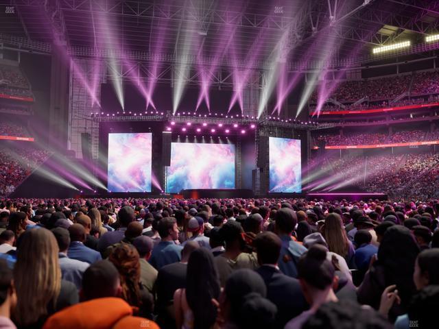 State Farm Stadium - Section Floor G Seat View