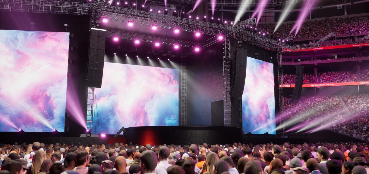 State Farm Stadium - Section Floor G Seat View