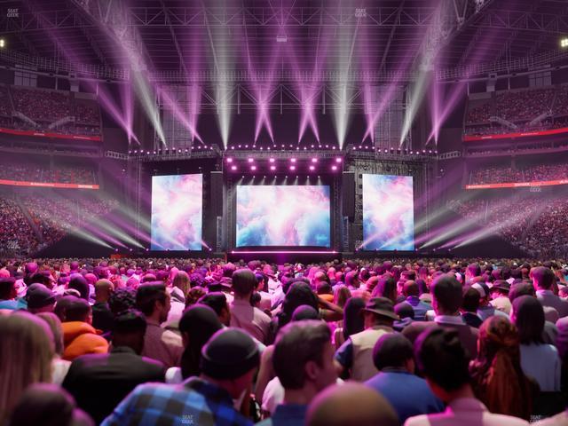 State Farm Stadium - Section Floor H Seat View