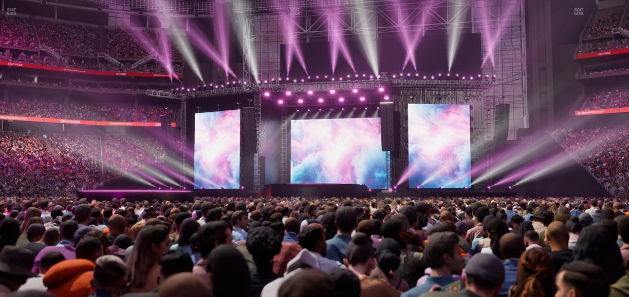 State Farm Stadium - Section Floor J Seat View
