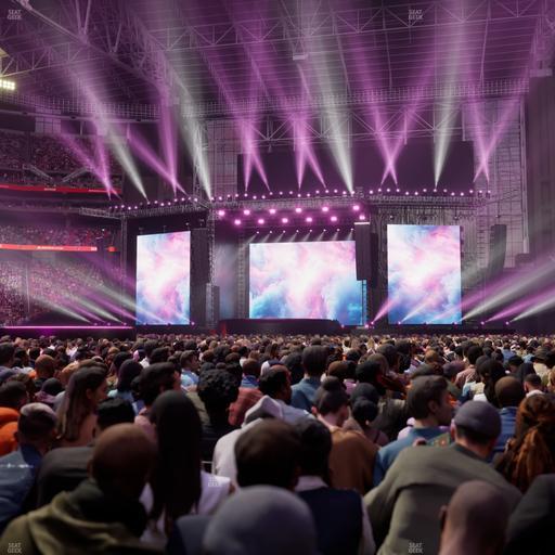 State Farm Stadium - Section Floor J Seat View