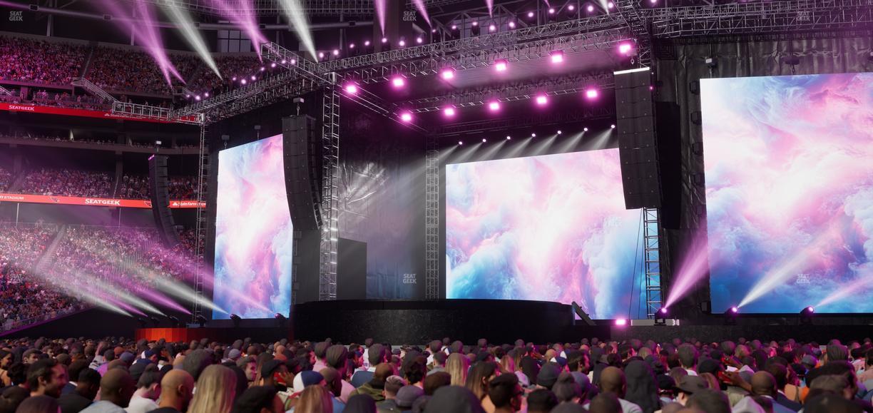 State Farm Stadium - Section Floor J Seat View