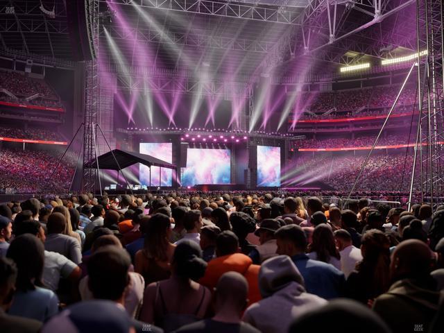 State Farm Stadium - Section Floor L Seat View