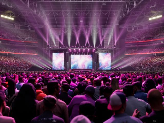 State Farm Stadium - Section Floor M Seat View