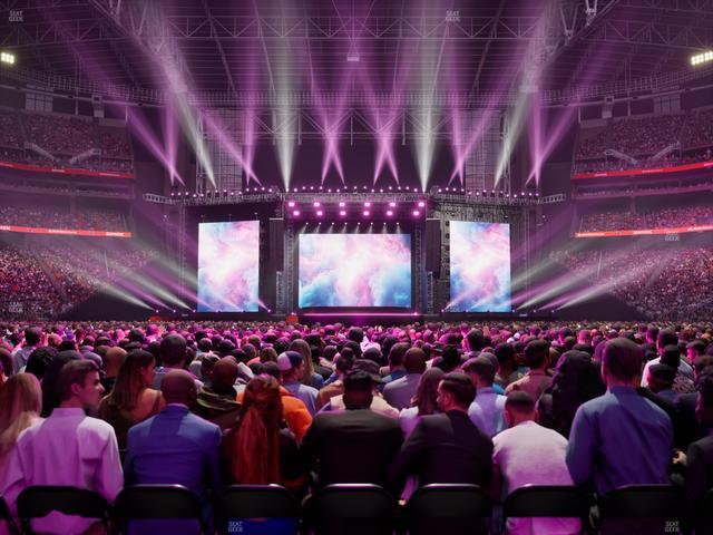 State Farm Stadium - Section Floor M Seat View