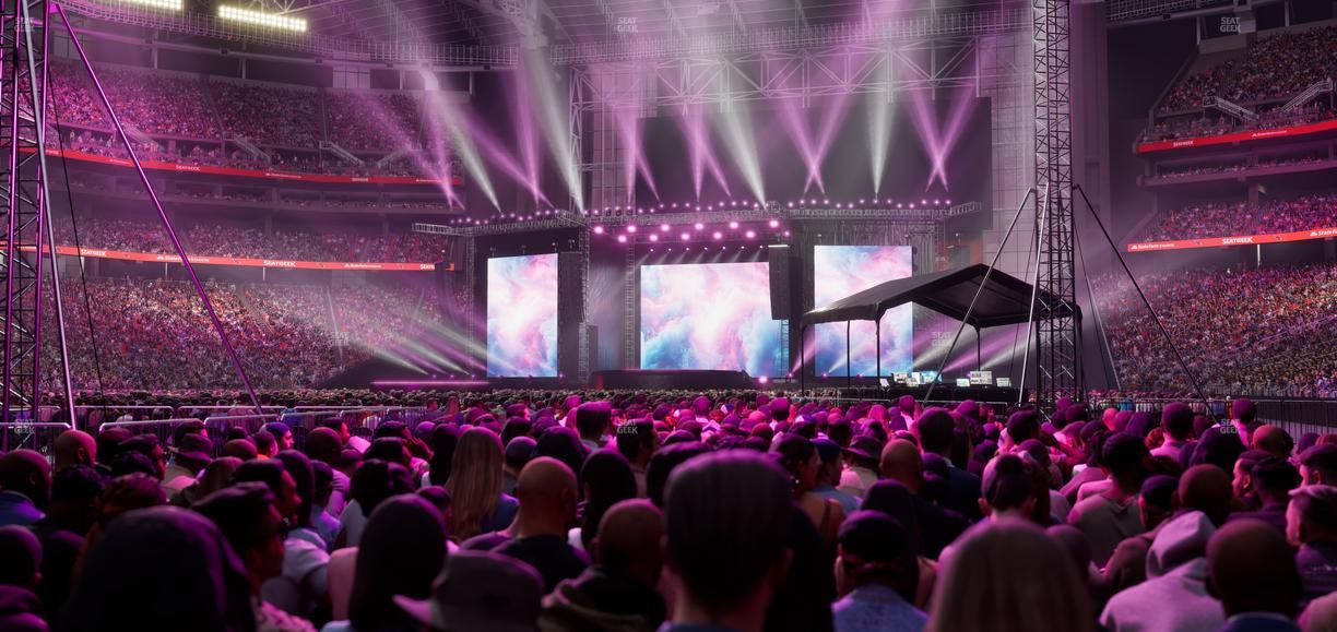 State Farm Stadium - Section Floor N Seat View