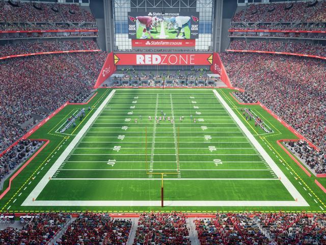 Official view from Section Ring Of Honor 428 at State Farm Stadium