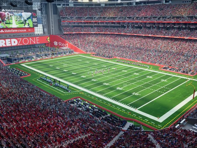 Official view from Section Ring Of Honor 435 at State Farm Stadium