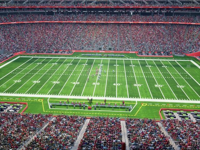 Official view from Section Ring Of Honor Wc 412 at State Farm Stadium