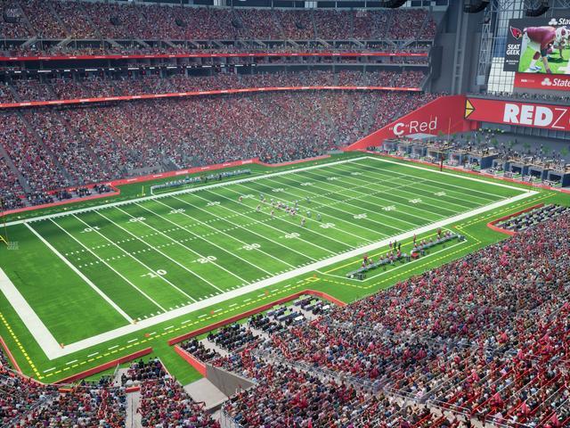 Official view from Section Ring Of Honor Wc 420 at State Farm Stadium