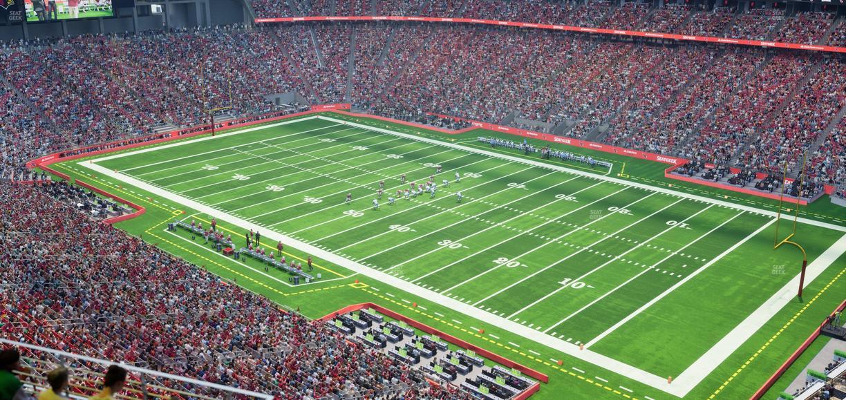 State Farm Stadium - Section Terrace 405 Seat View
