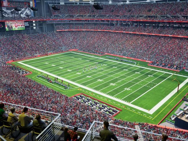 Official view from Section Terrace 405 at State Farm Stadium