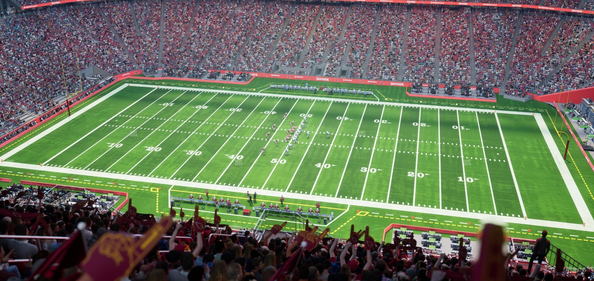 State Farm Stadium - Section Terrace 410 Seat View