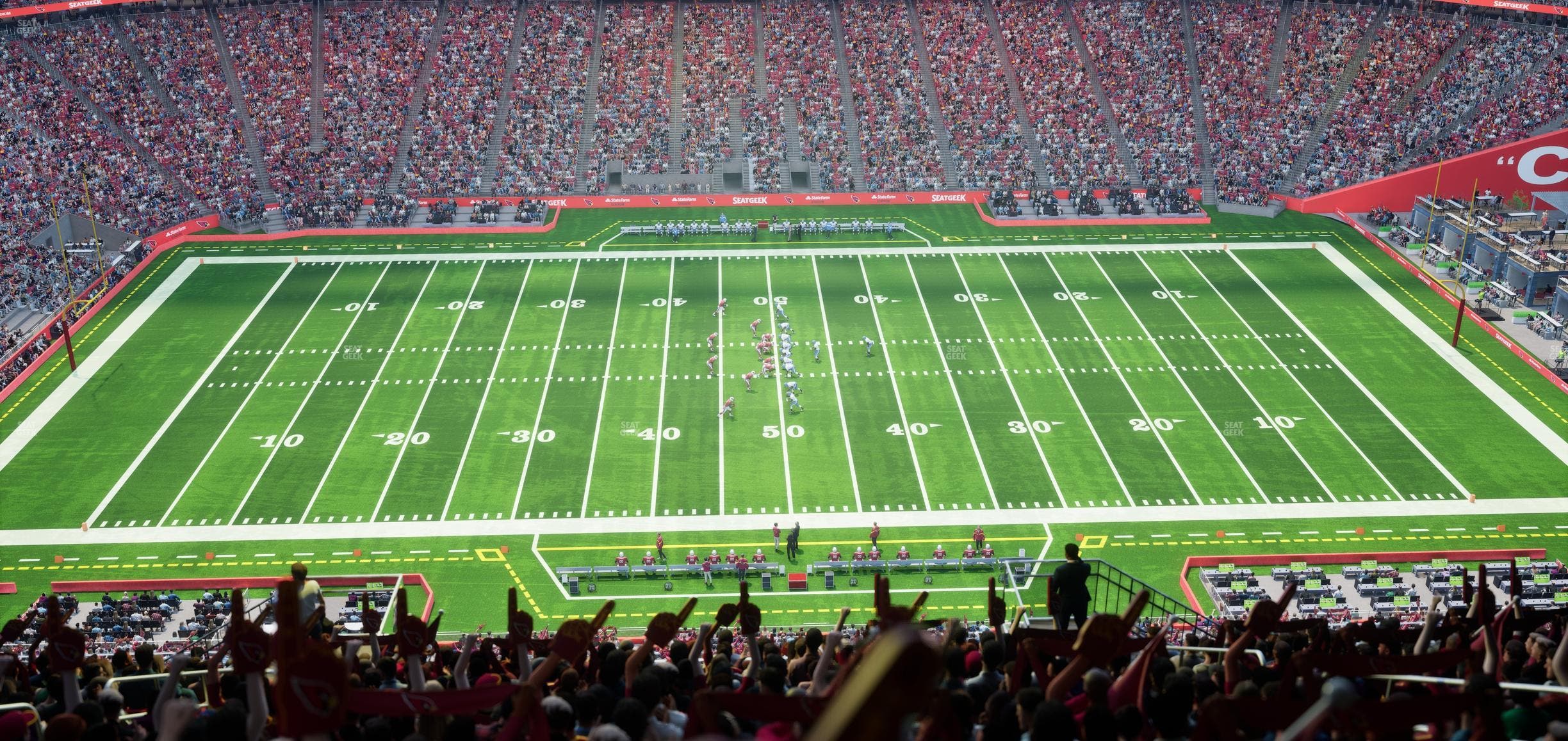 State Farm Stadium - Section Terrace 413 Seat View