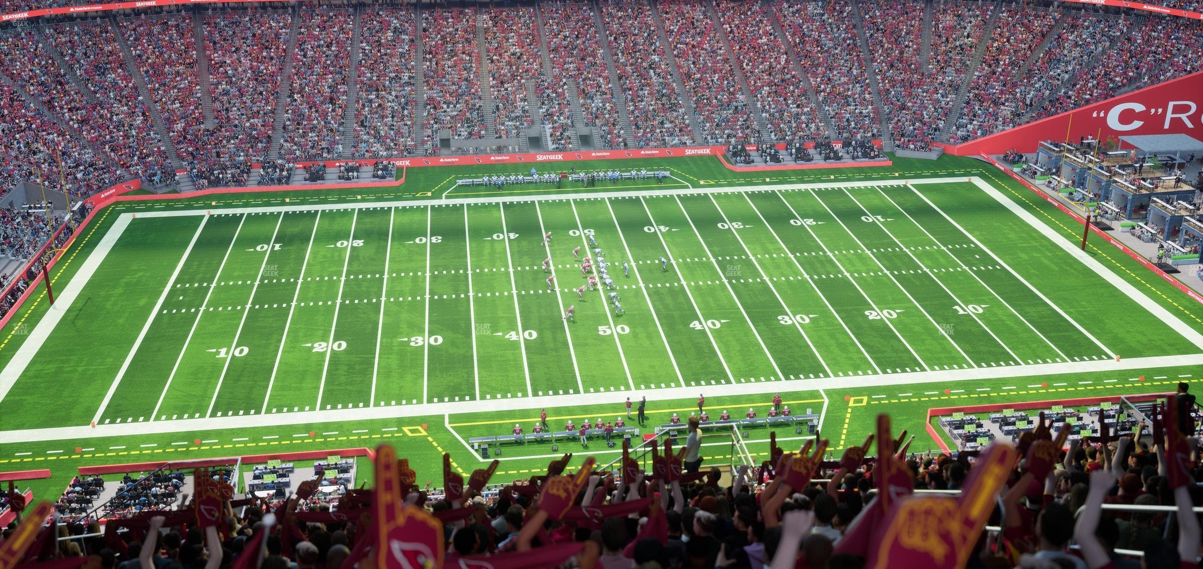 State Farm Stadium - Section Terrace 414 Seat View