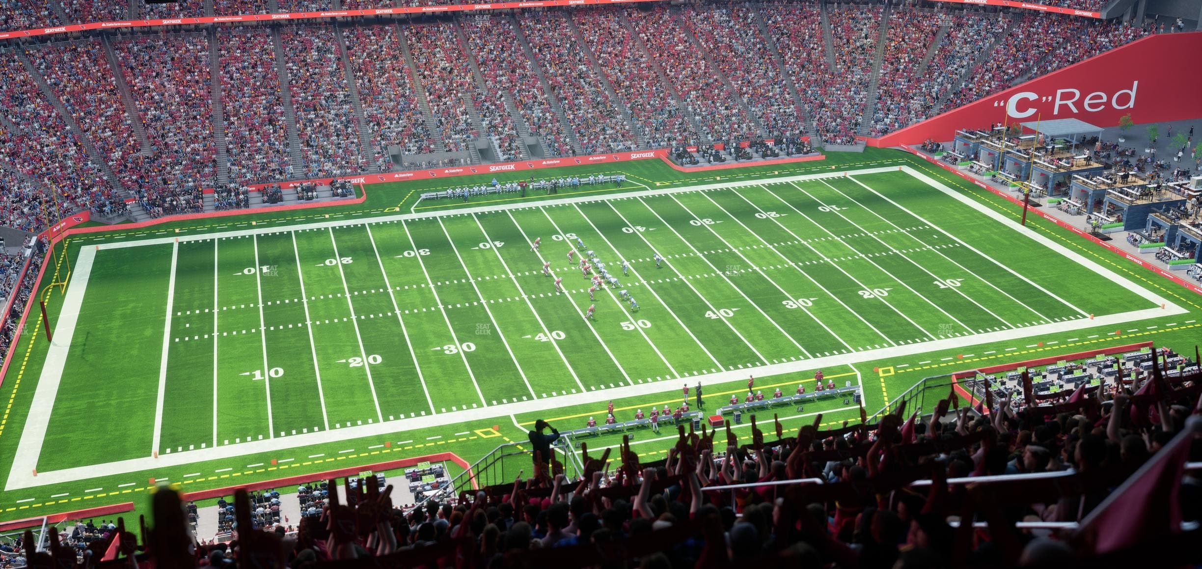 State Farm Stadium - Section Terrace 416 Seat View