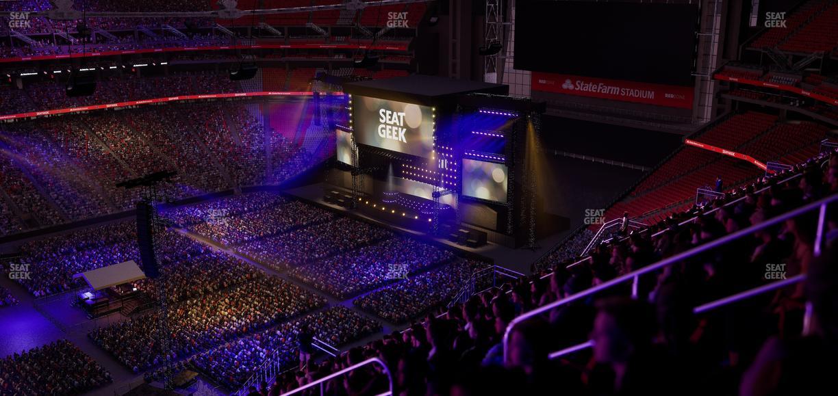 State Farm Stadium - Section Terrace 417 Seat View