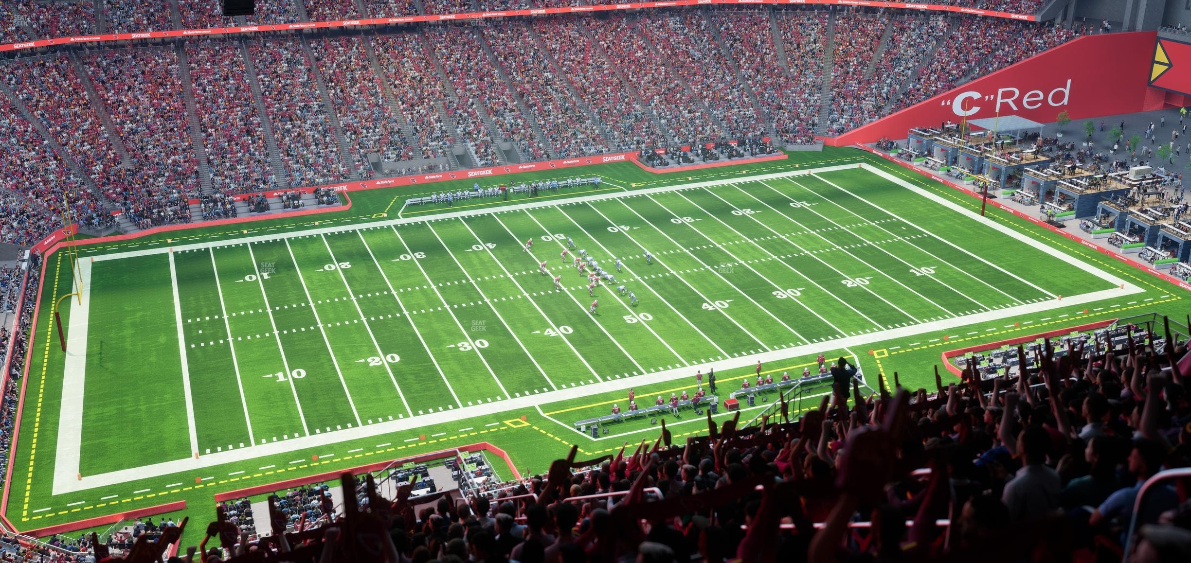 State Farm Stadium - Section Terrace 417 Seat View