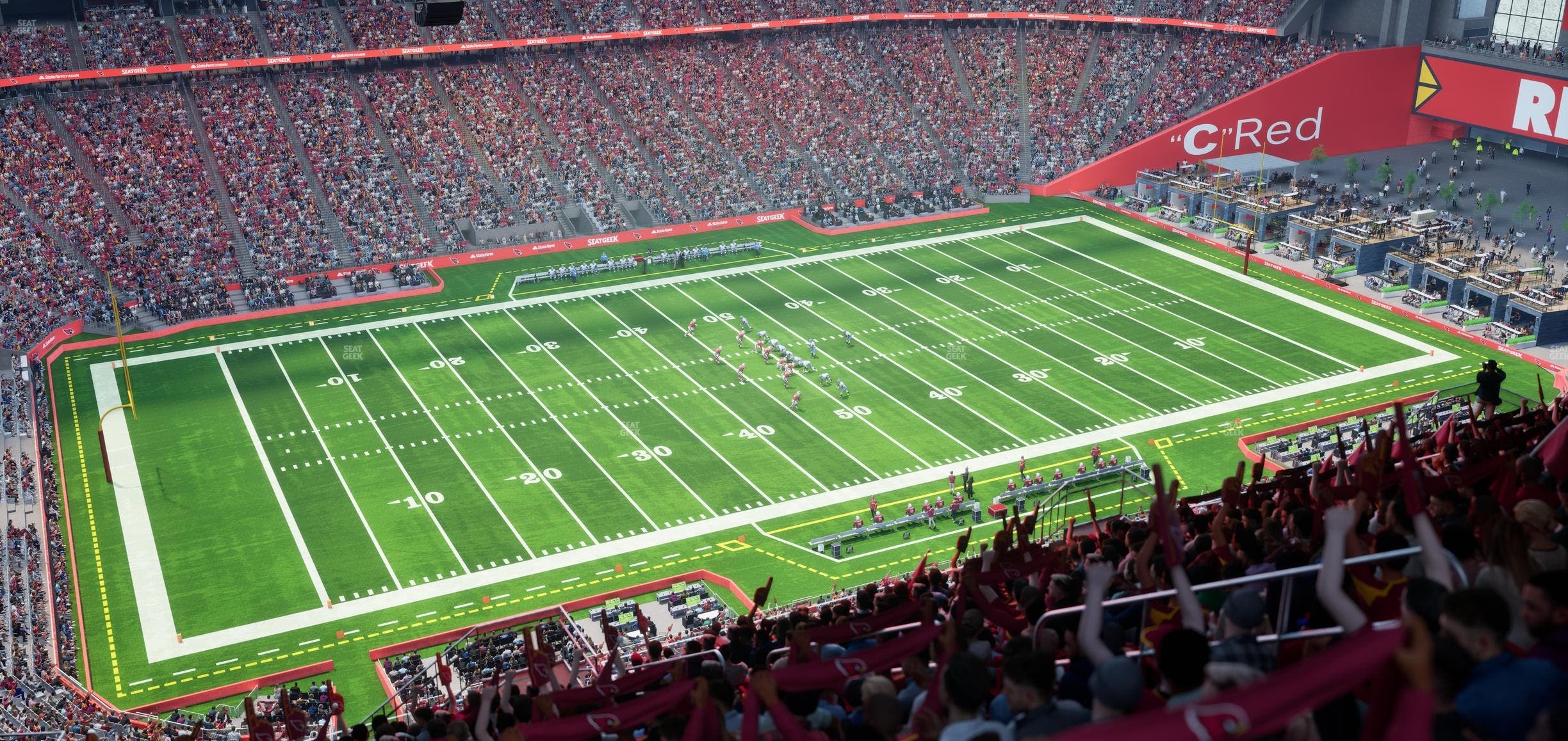 State Farm Stadium - Section Terrace 418 Seat View