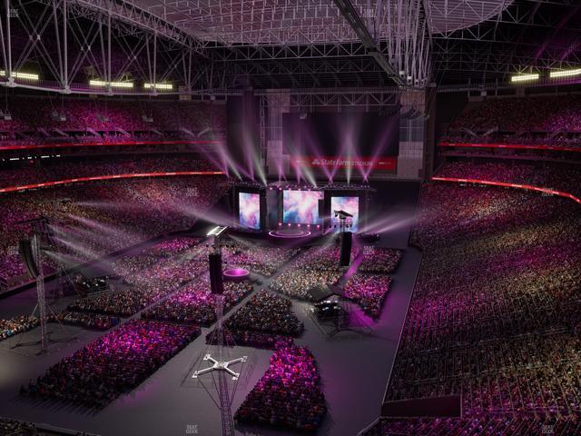 State Farm Stadium - Section Terrace 424 Seat View