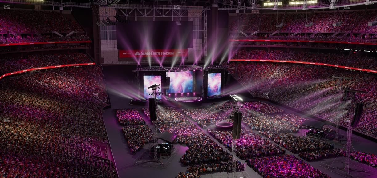 State Farm Stadium - Section Terrace 432 Seat View