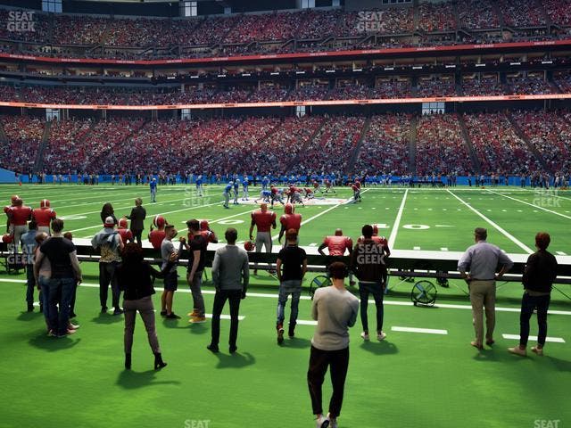 State Farm Stadium - Section Wc Lower East Vip Seat View