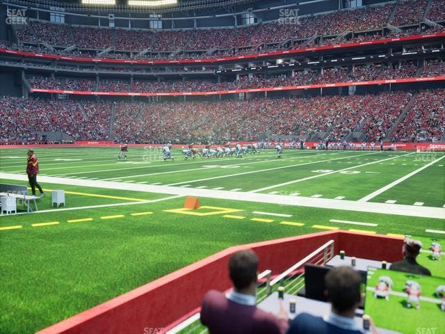 State Farm Stadium - Section West Field Box Seat View