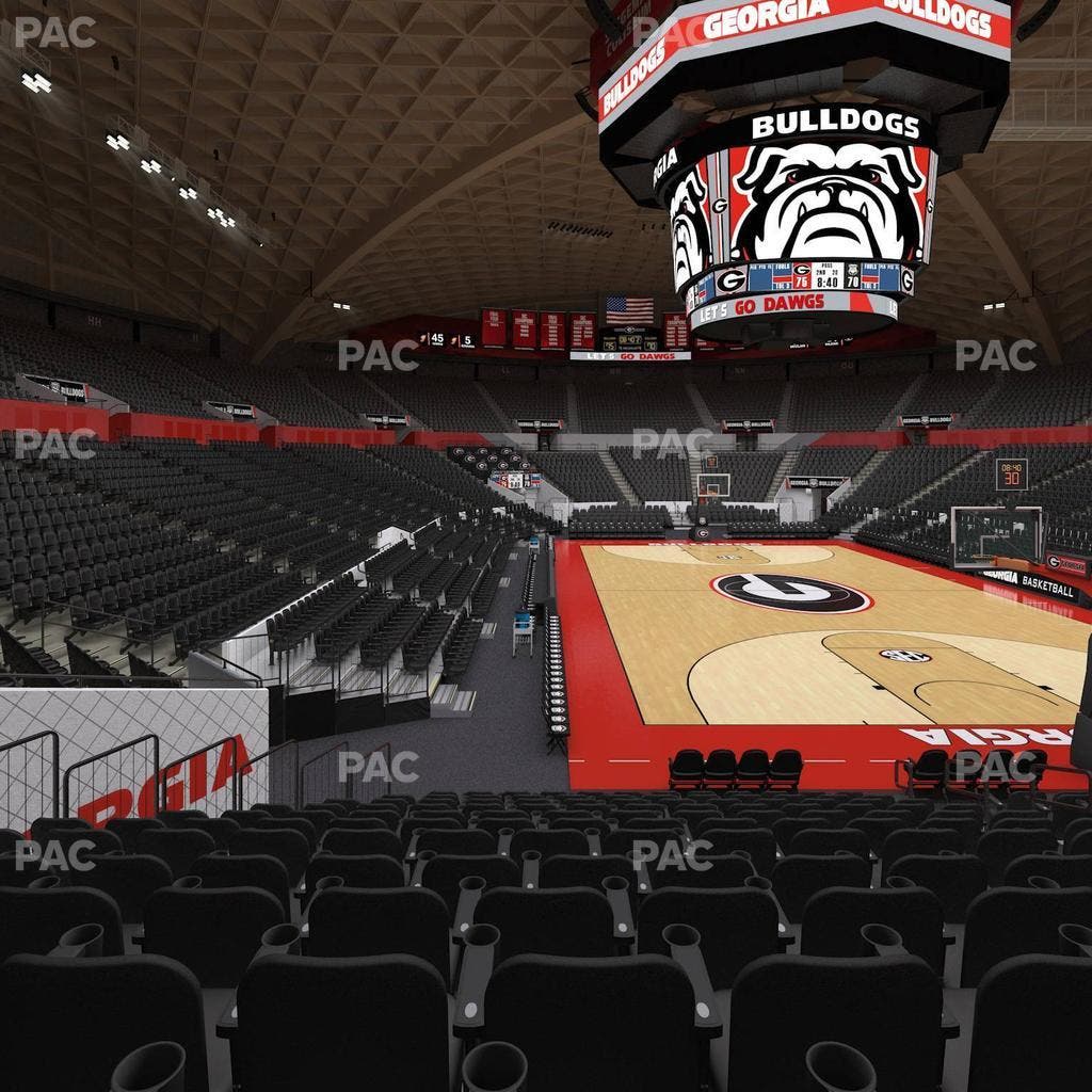 Stegeman Coliseum - Section A Seat View