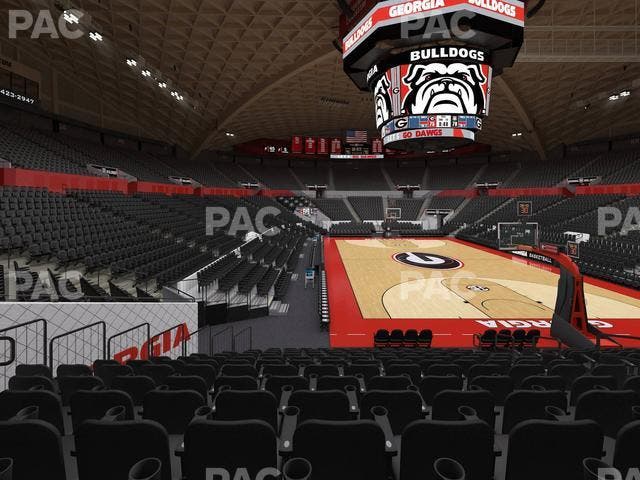 Stegeman Coliseum - Section A Seat View