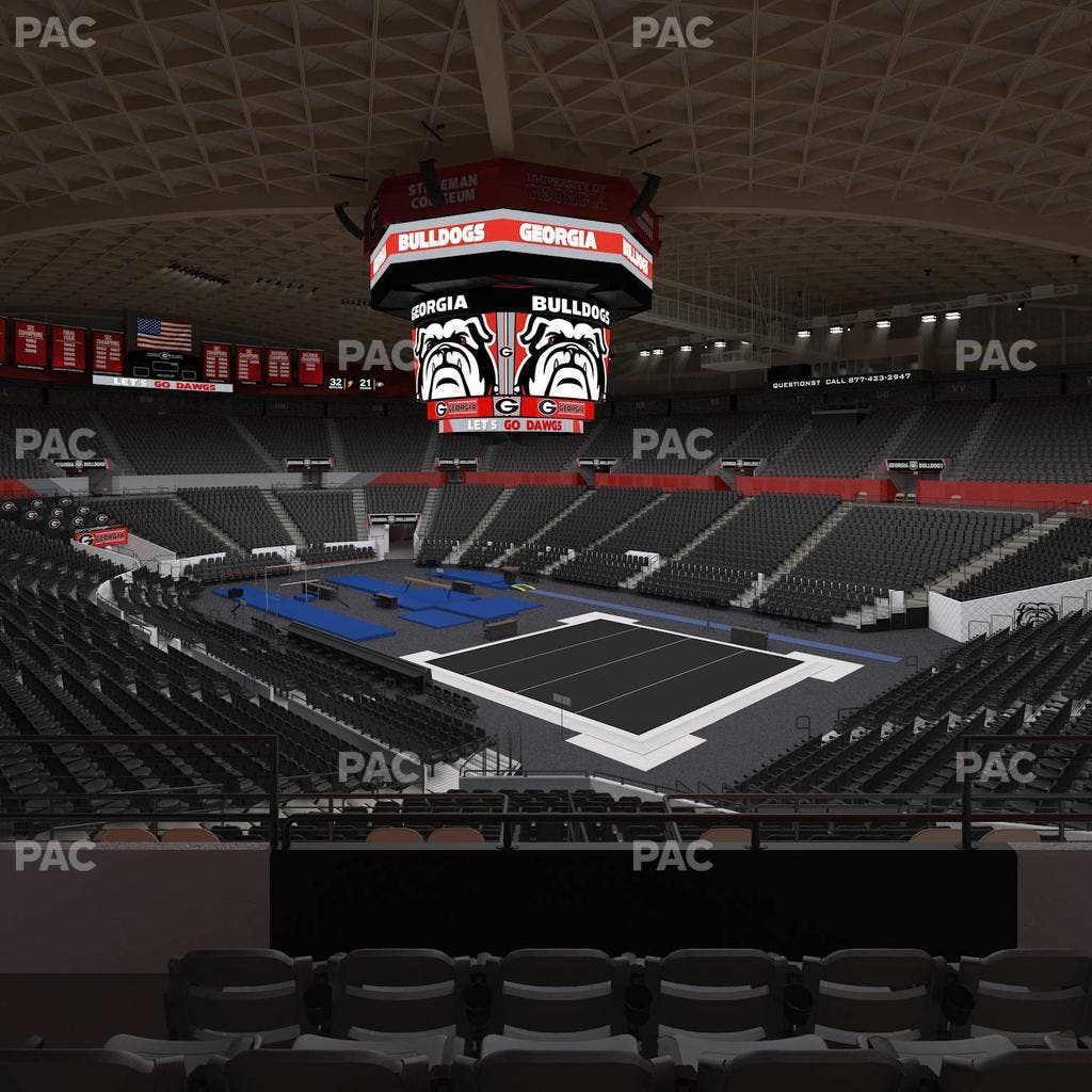 Stegeman Coliseum - Section Aa Seat View