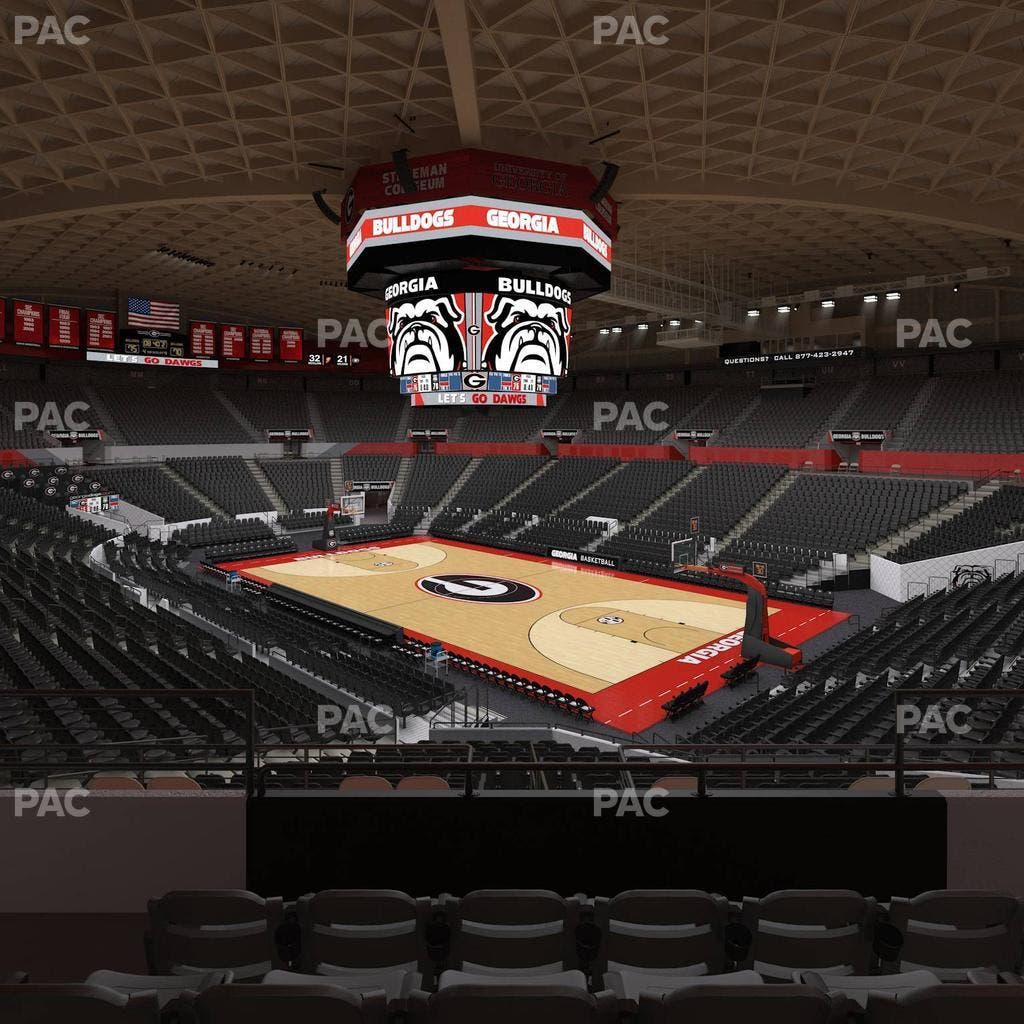 Stegeman Coliseum - Section Aa Seat View