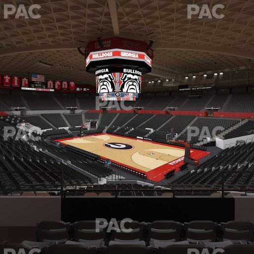 Stegeman Coliseum - Section Aa Seat View