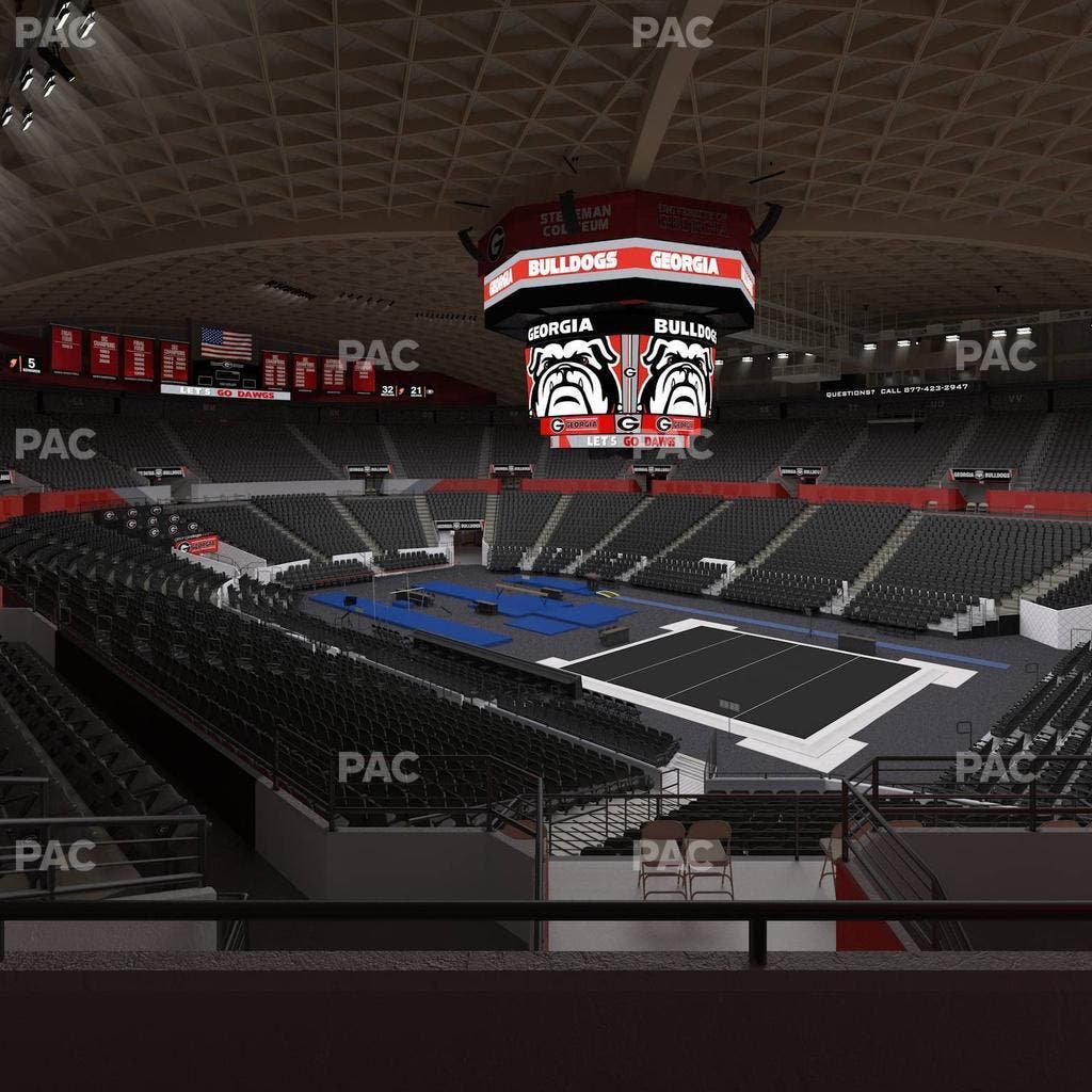 Stegeman Coliseum - Section Bb Seat View