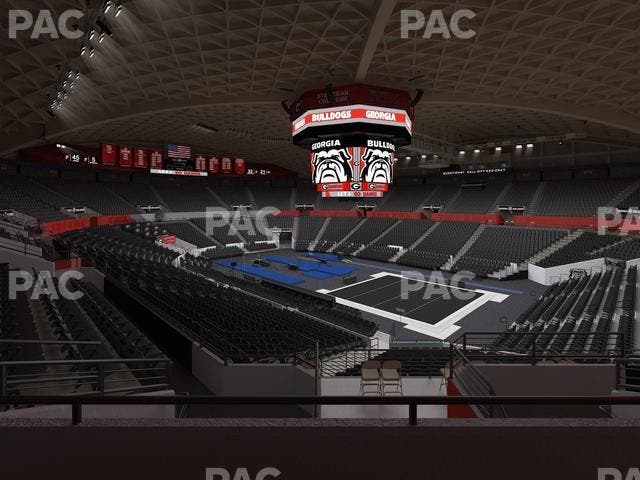 Stegeman Coliseum - Section Bb Seat View