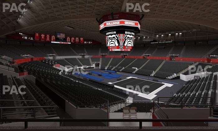 Stegeman Coliseum - Section Bb Seat View