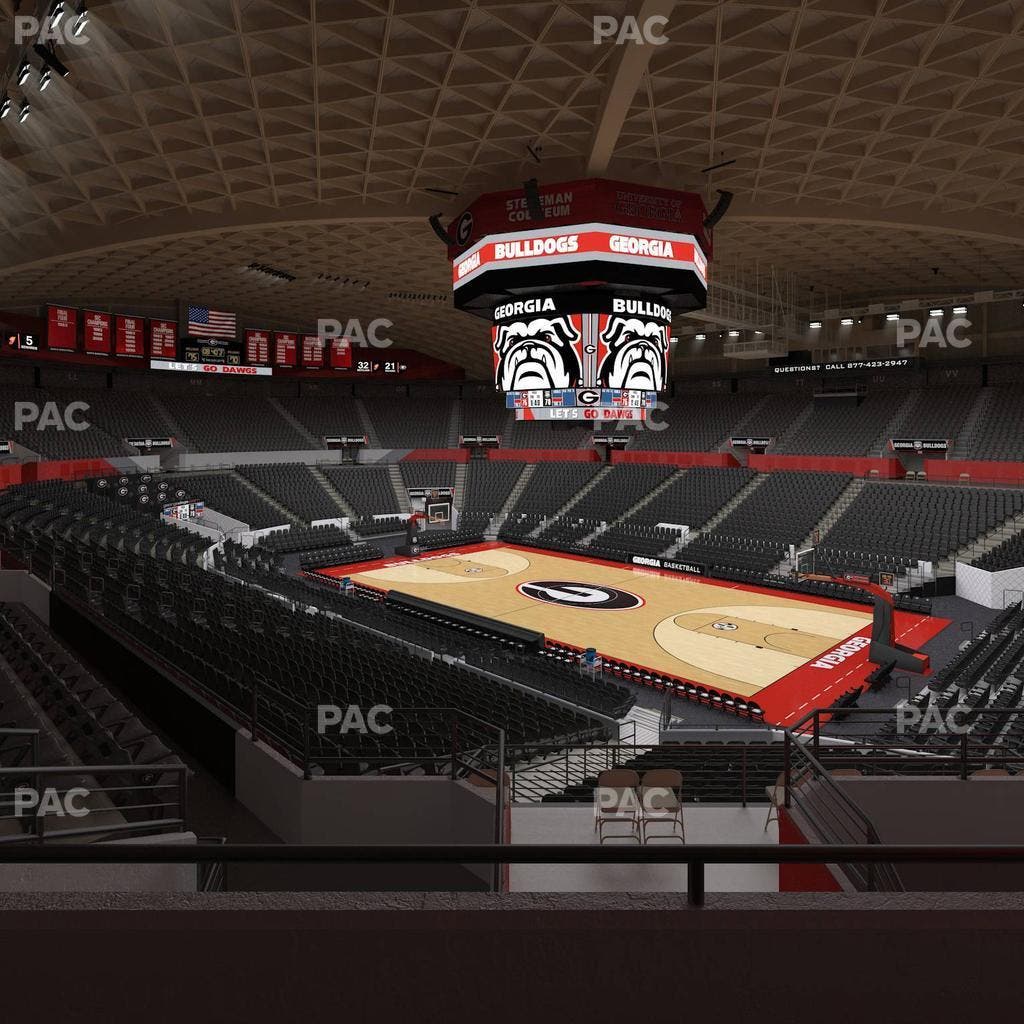 Stegeman Coliseum - Section Bb Seat View