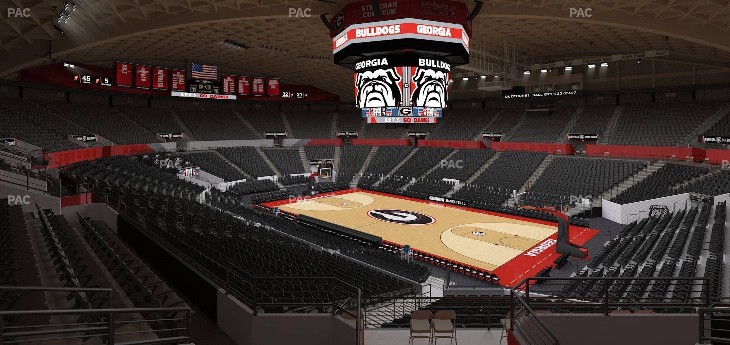 Stegeman Coliseum - Section Bb Seat View