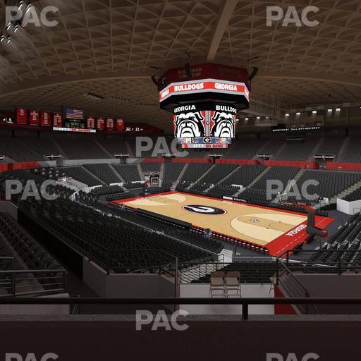 Stegeman Coliseum - Section Bb Seat View