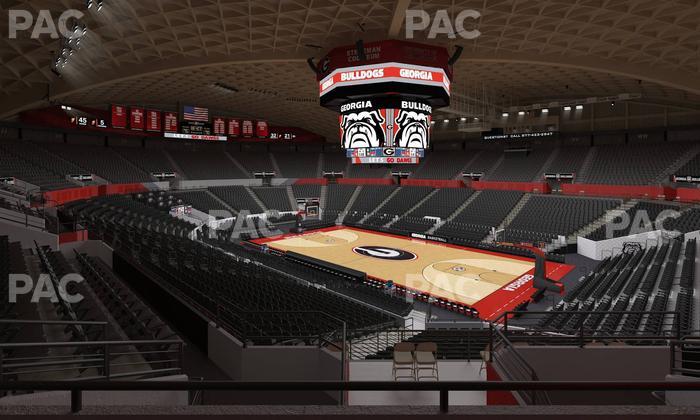 Stegeman Coliseum - Section Bb Seat View