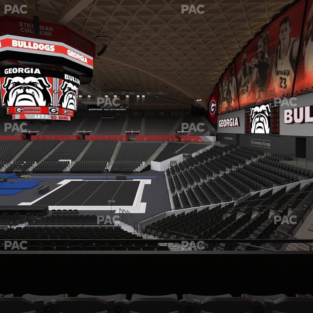 Stegeman Coliseum - Section Cc Seat View
