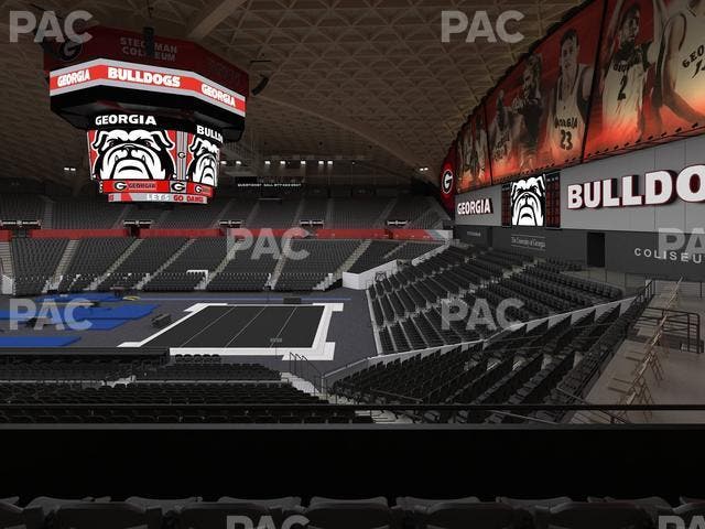 Stegeman Coliseum - Section Cc Seat View