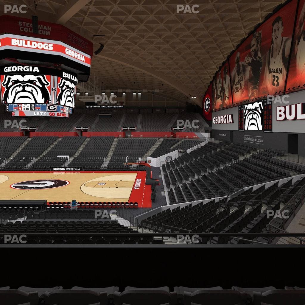 Stegeman Coliseum - Section Cc Seat View