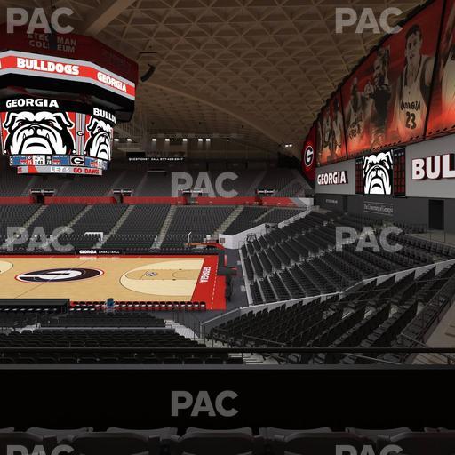 Stegeman Coliseum - Section Cc Seat View