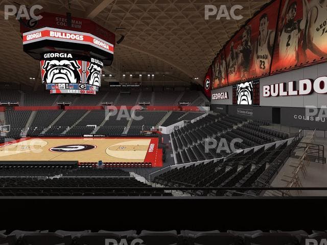 Stegeman Coliseum - Section Cc Seat View
