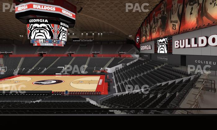 Stegeman Coliseum - Section Cc Seat View