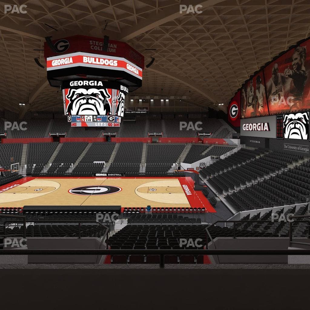Stegeman Coliseum - Section Dd Seat View