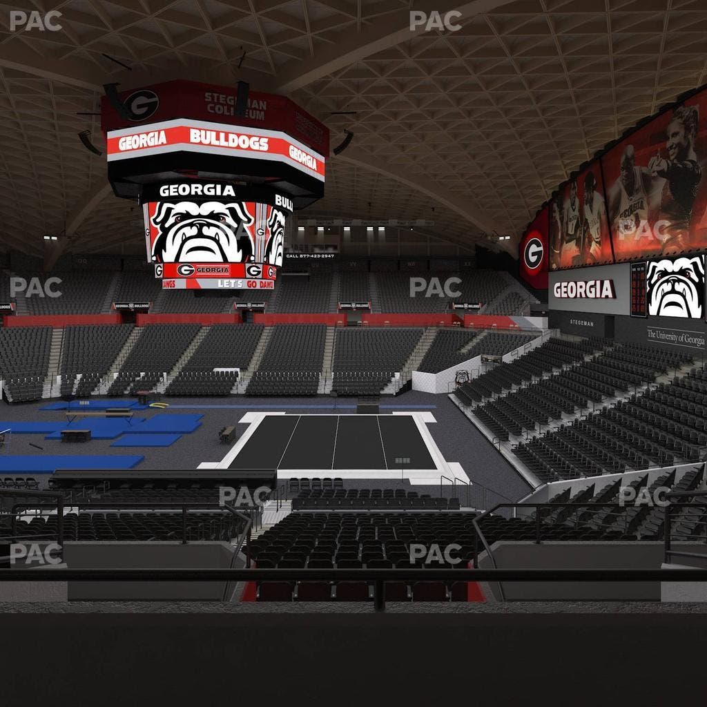 Stegeman Coliseum - Section Dd Seat View