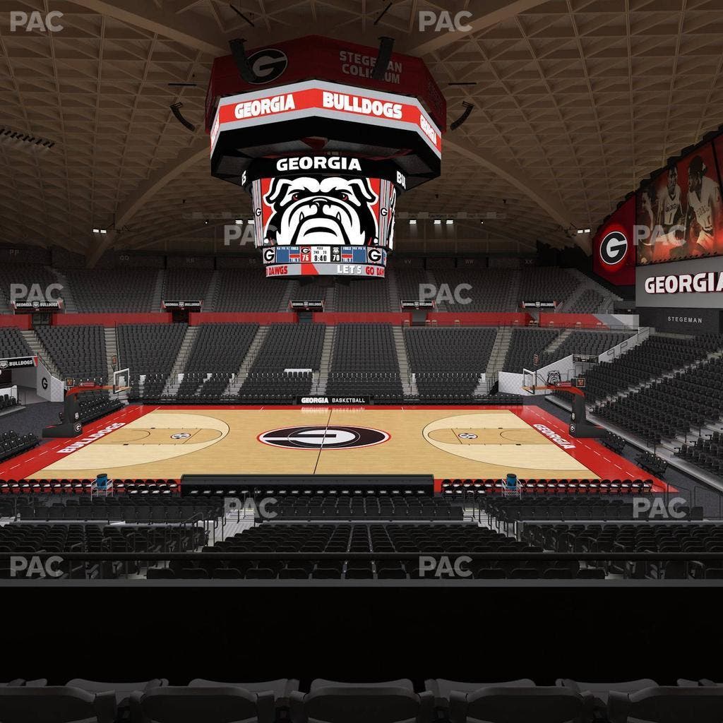 Stegeman Coliseum - Section Ee Seat View