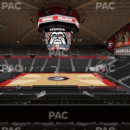 Stegeman Coliseum - Section Ee Seat View