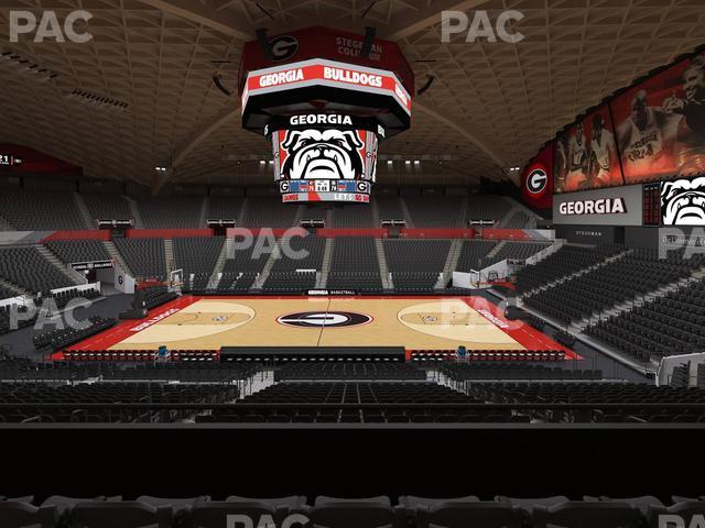 Stegeman Coliseum - Section Ee Seat View